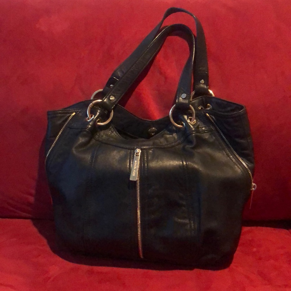 Black Leather Authentic Michael Kors Purse